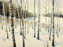 겨울의 시   Poem of Winter (2014)_수채,41 x 31 cm